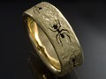 The Ants Go Marching - 18k Gold Ring